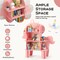 Costway Unicorn Bookcase for Kids 3-Tier Toy Storage Organizer with Open Storage Shelves